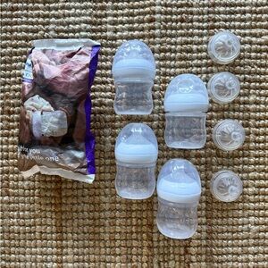 Philips Avent Natural Baby Bottles with Natural Response Nipple, Slow Flow 1 & 2